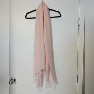 Pink Pashmina Finished Firenze Italia Scarf
